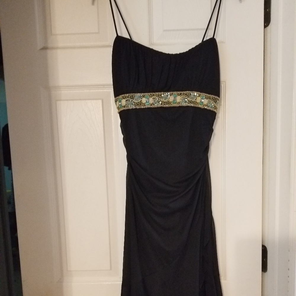 Black cocktail dress